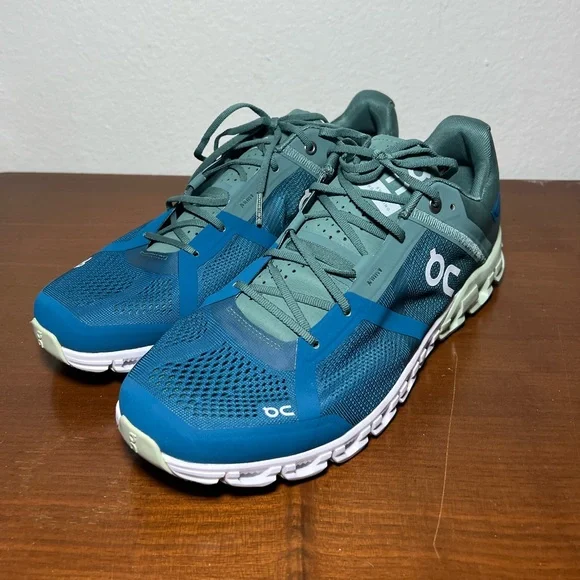 On Cloud Cloudflow Shoes Mens Size 9 Sea Petrol Comfort Running Athletic Blue Shoes On Running Cloudflow Sea/Petrol - Top4Running.com main image 3